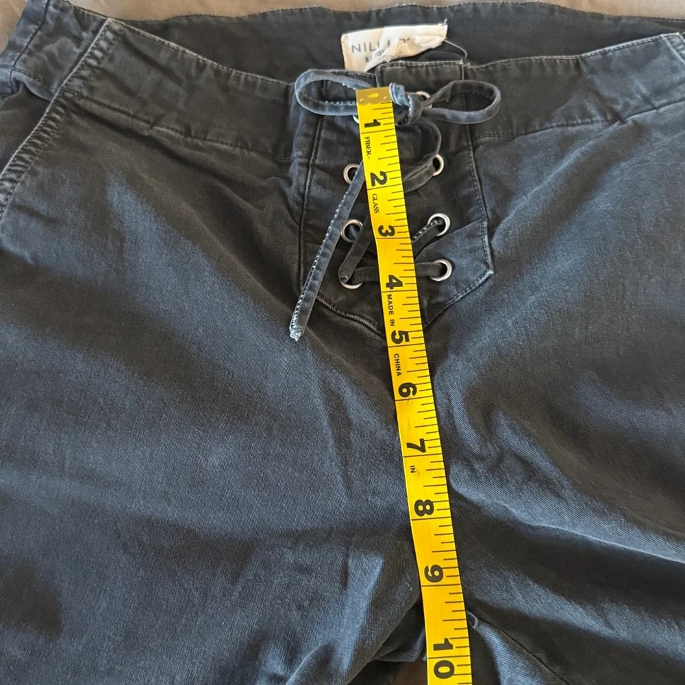 Nili Lotan Charcoal Vianca Flare Jeans - Picture 4 of 8